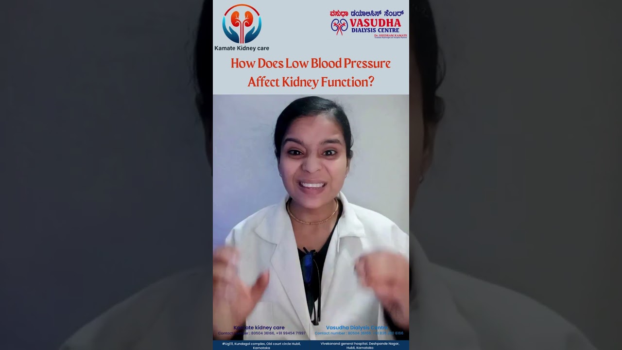 How Does Low Blood Pressure Affect Kidney Function?