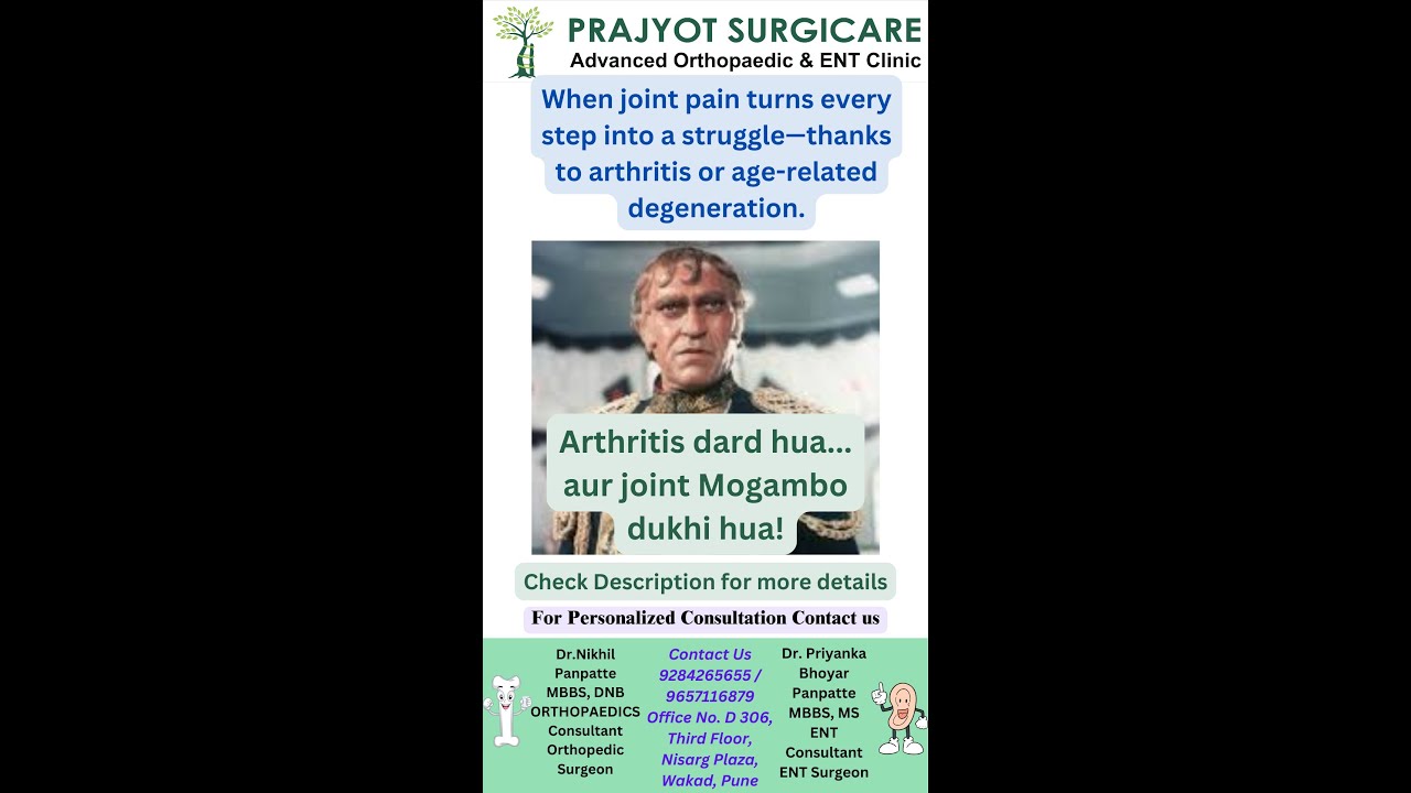When Arthritis Strikes, Even Mogambo Gets Dukhi!