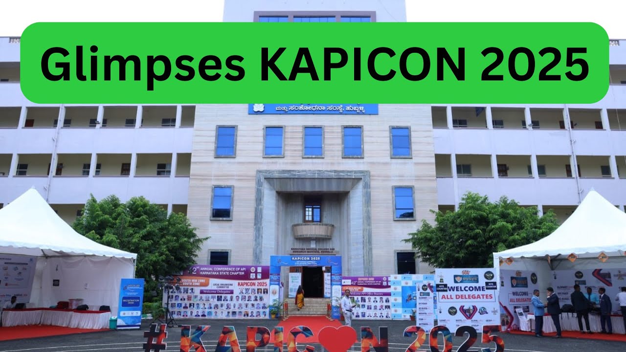 Glimpses of Speakers at KAPICON 2025, Hubballi