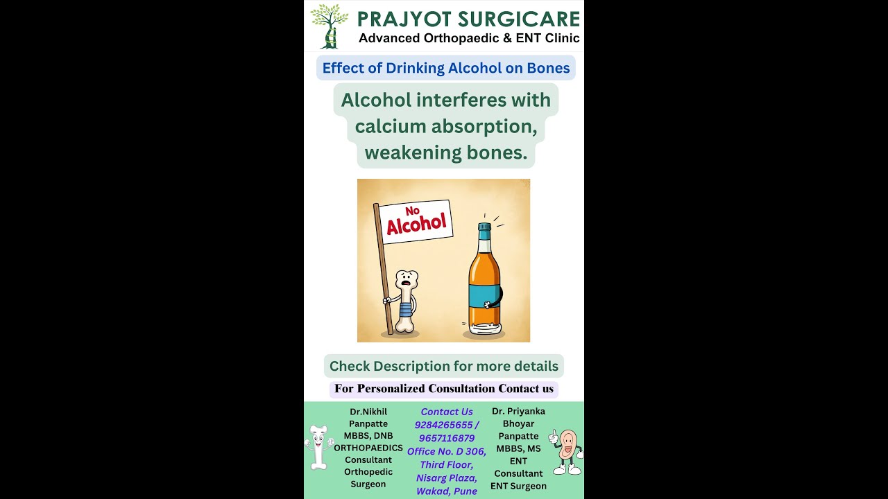 Effect of Drinking Alcohol on Bones
