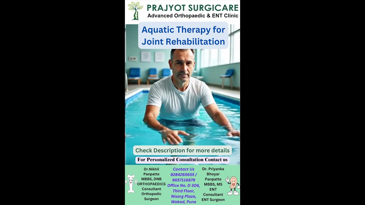 Amazing Benefits of Aquatic Therapy for Joint Rehabilitation. The benefits of aquatic therapy