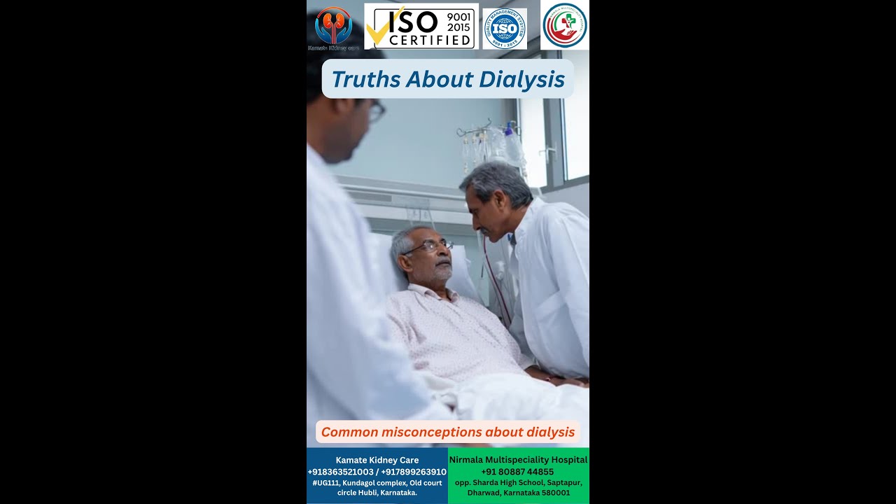 Amazing Truths About Dialysis Myths. Common misconceptions about dialysis