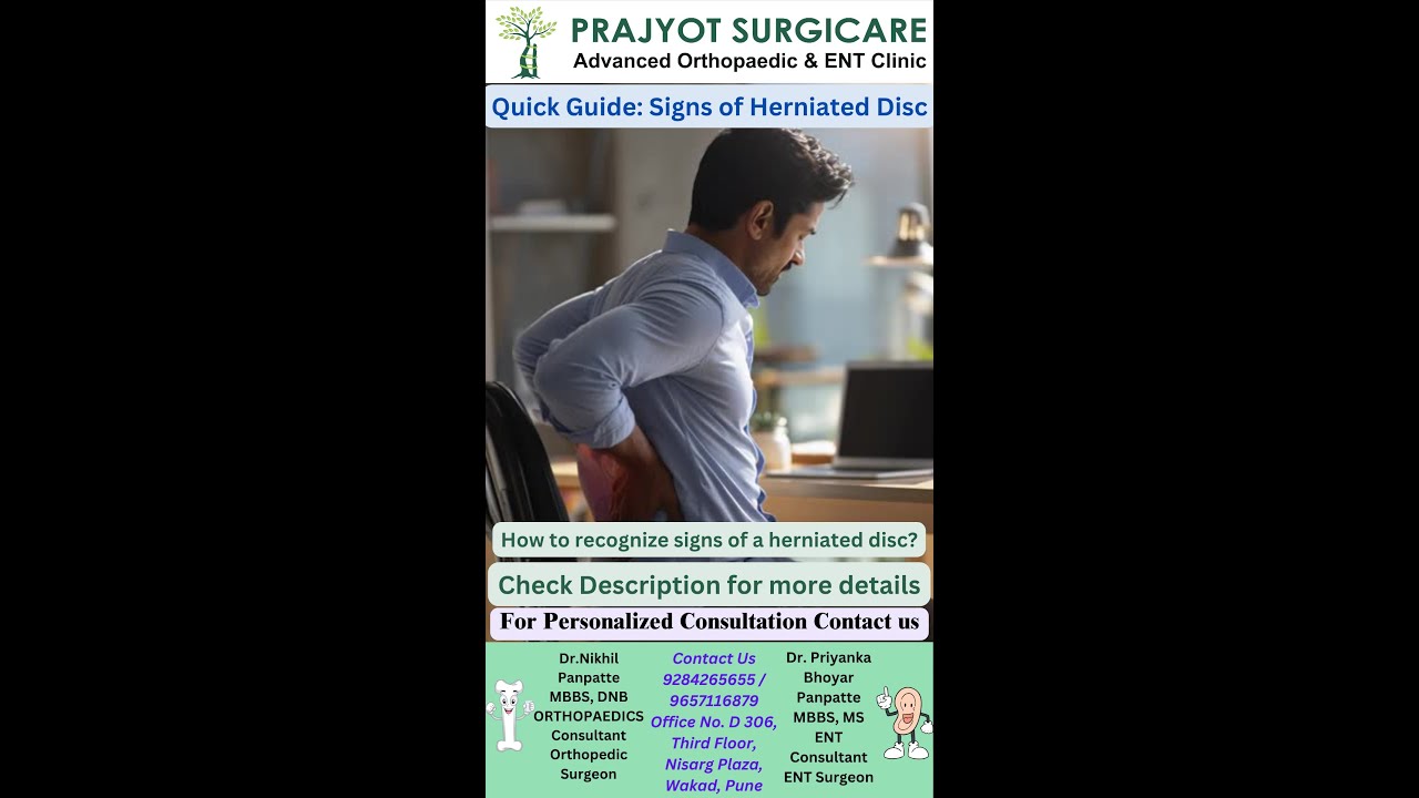 Quick Guide: Signs of Herniated Disc. How to recognize signs of a herniated disc