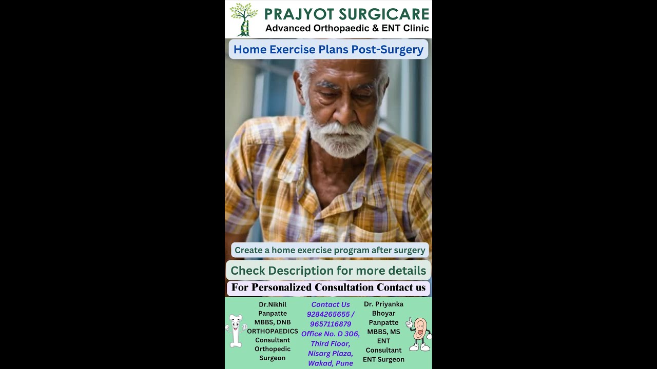 Way to Create Home Exercise Plans Post-Surgery. How to create a home exercise program post-surgery