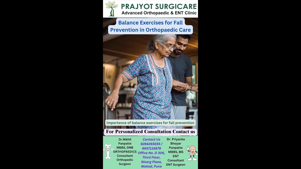 Fall Prevention in Orthopaedic Care. importance of balance exercises for fall prevention