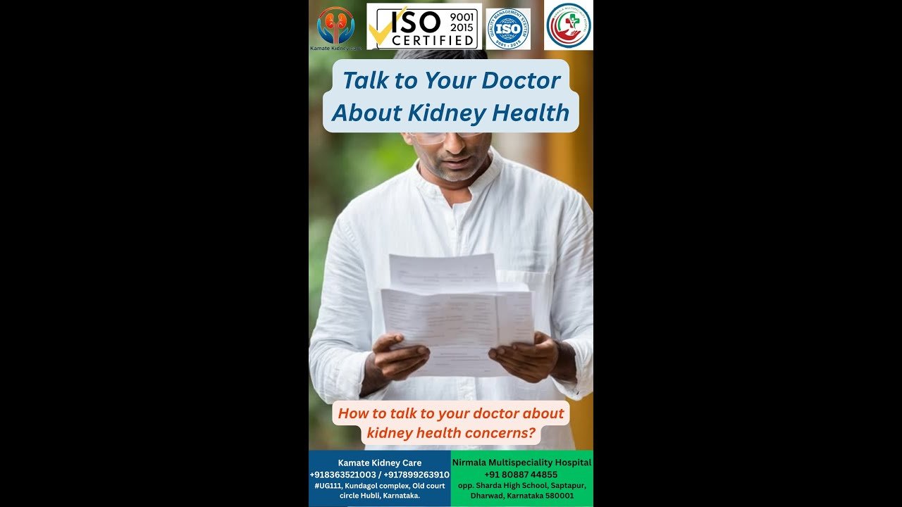 Talk to Your Doctor About Kidney Health. How to talk to your doctor about kidney health concerns