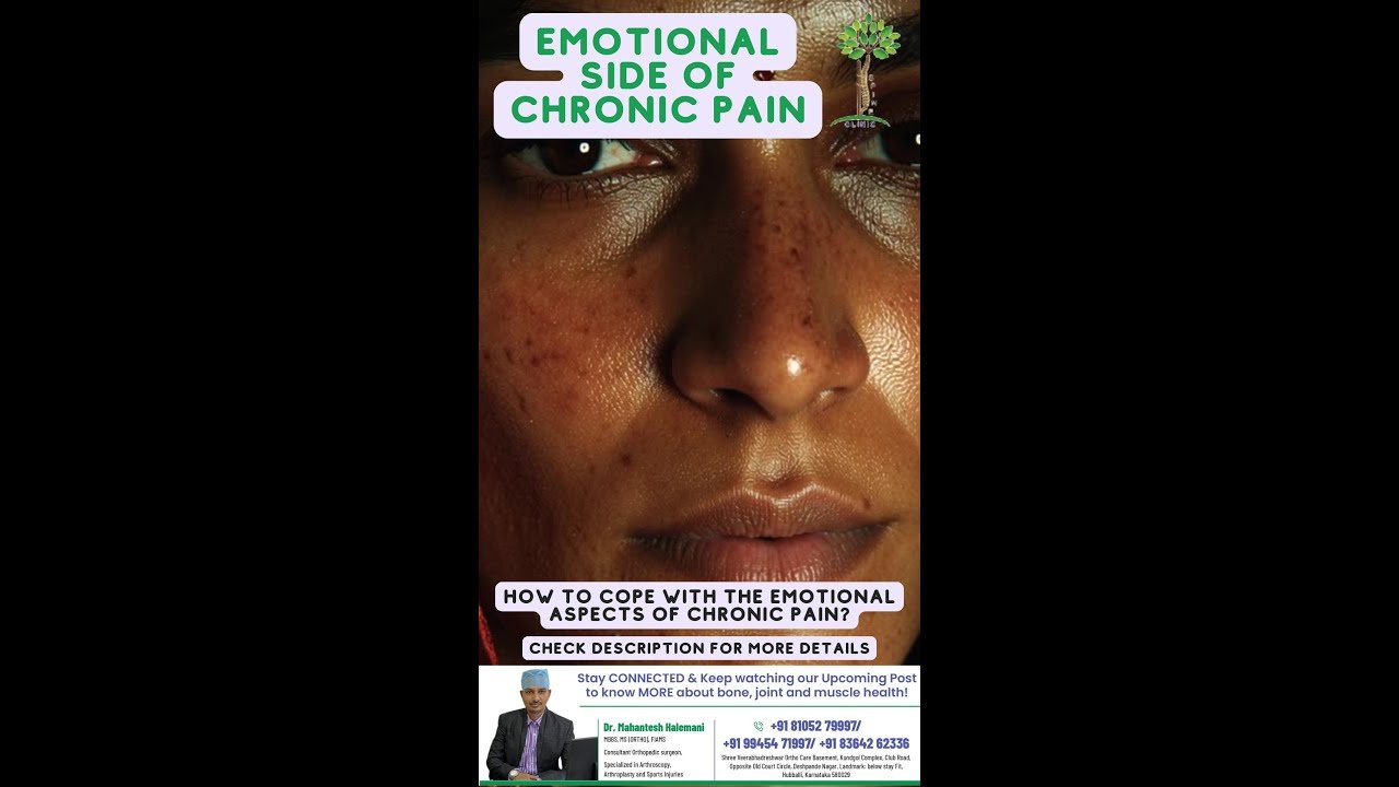 Cope with Emotional Side of Chronic Pain. How to cope with the emotional aspects of chronic pain