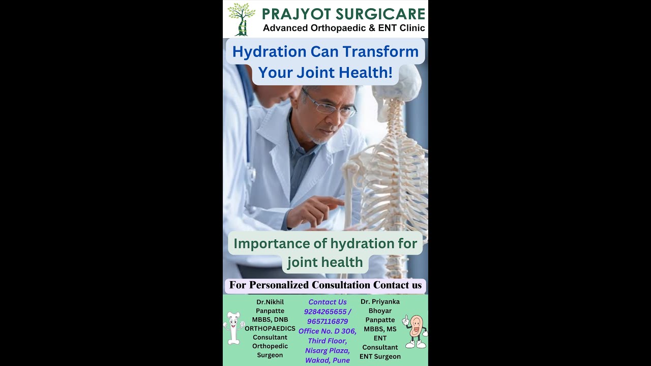 Amazing Result: Hydration Can Transform Your Joint Health!. Importance of hydration for joint health