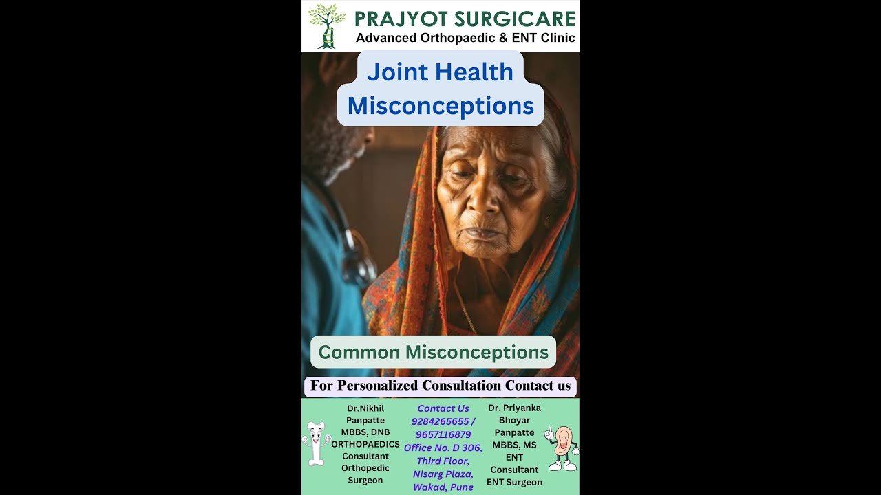 Amazing Truths about Joint Health Misconceptions. Common misconceptions about joint health