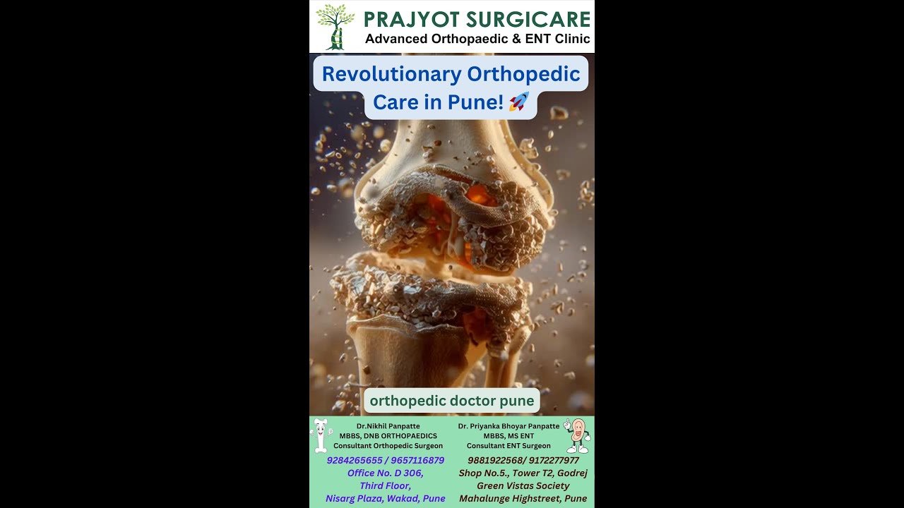 Revolutionary Orthopedic Care in Pune! 🚀. orthopedic doctor pune