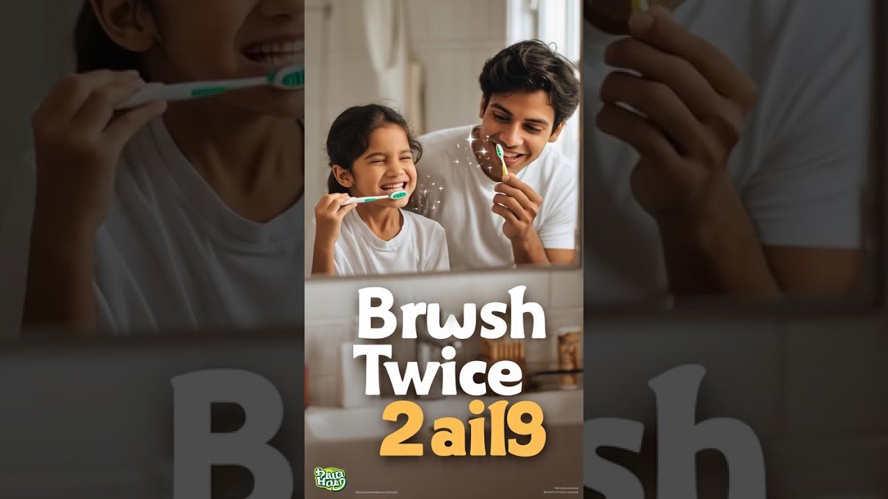 Brush Twice Daily #BrushTwiceDaily #DailyOralCare #HealthyTeethRoutine #DentalHygieneTips #Oral
