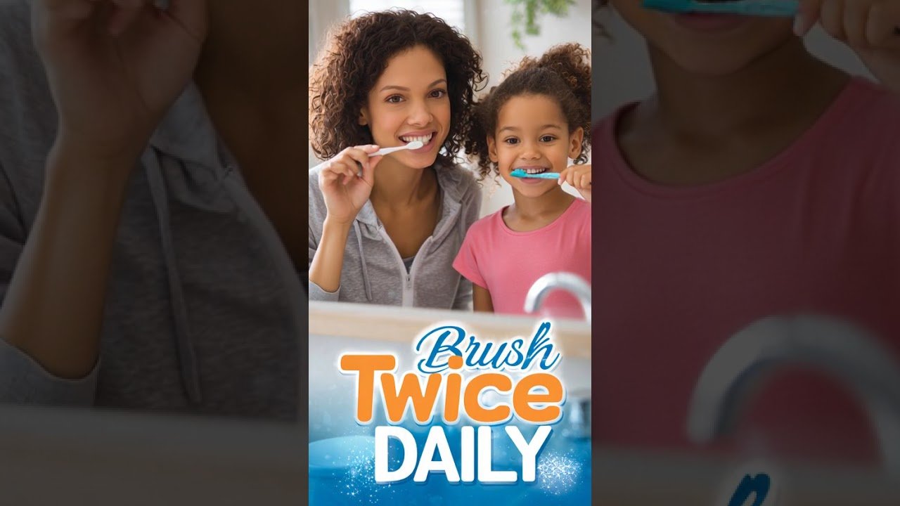 Brush Twice Daily #BrushTwice #DailyDentalCare #OralHygieneDaily #HealthyTeethTips #SmileCareTips