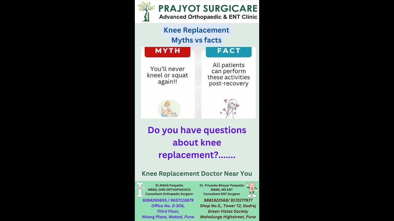 Knee Replacement Myths vs facts
