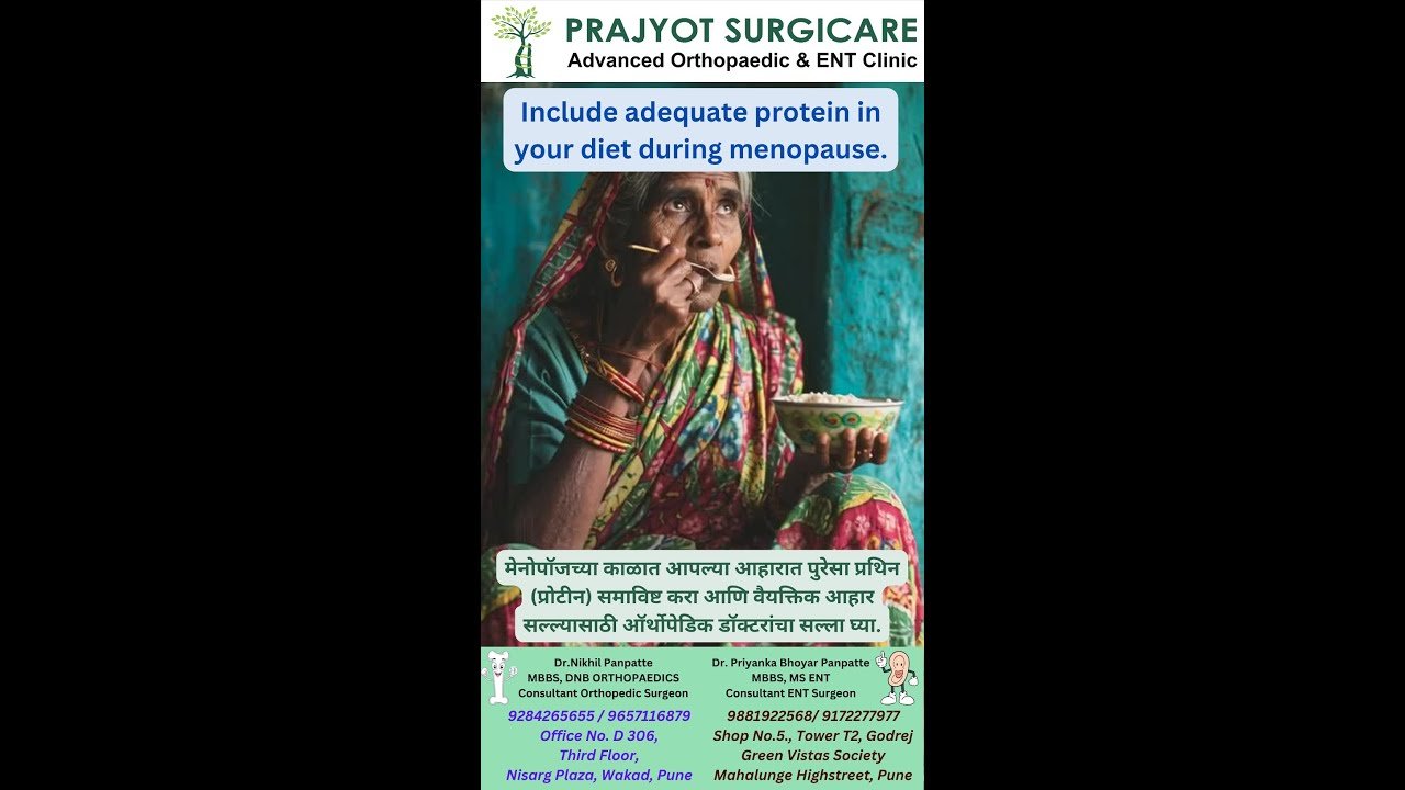 Protein for Strong Bones During Menopause: Consult an Orthopedic Doctor