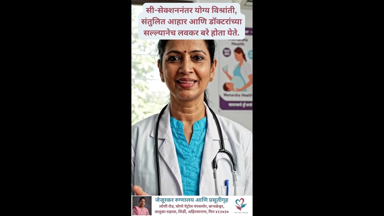 C-Section Specialist in Babhaleshwar Rahata Shirdi | Expert Recovery Tips by Dr. Swati Jejurkar