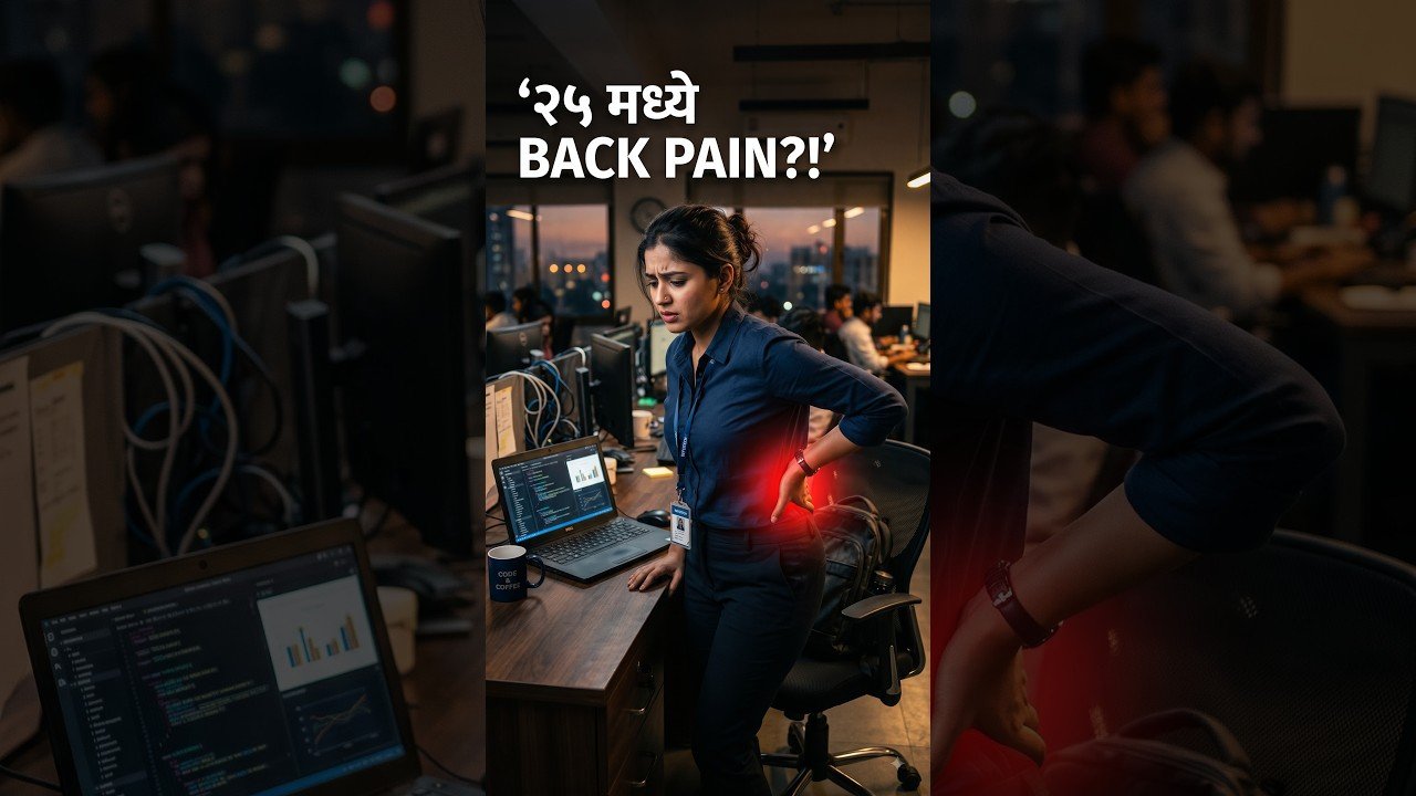 Lower Back Pain — कंबरदुखी Young IT Women मध्ये कंबरदुखी?